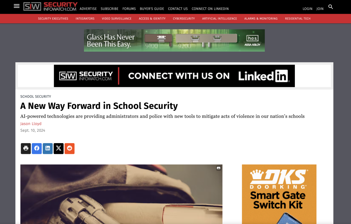 A New Way Forward in School Security